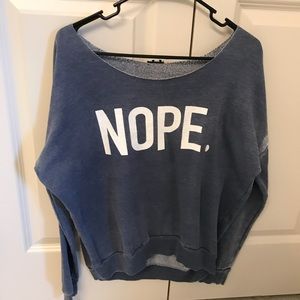 Sassy NOPE sweater